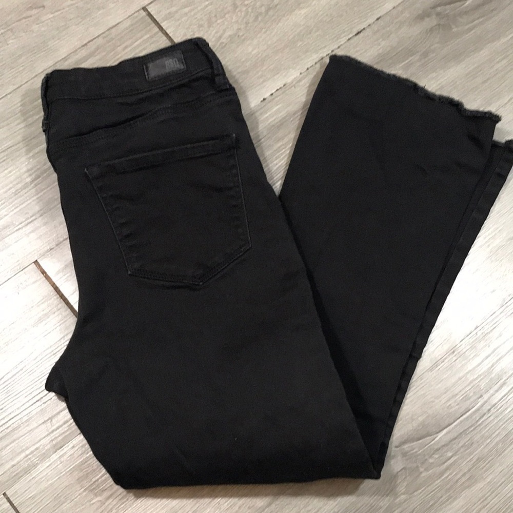 RSQ‎ Sydney Crop Flare Frayed Hem Jeans size 9/29